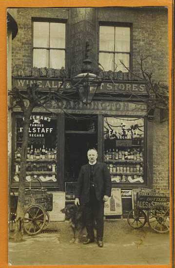Beulah Wine Stores - early postcard