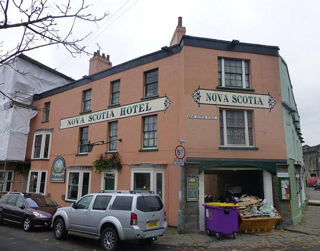 Nova Scotia Hotel, Cumberland Road, Bristol - in November 2013