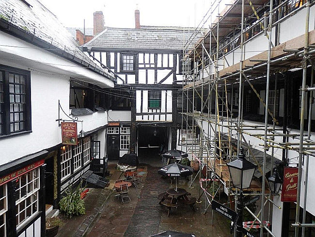 New Inn Hotel, Northgate Street, Gloucester - in November 2012