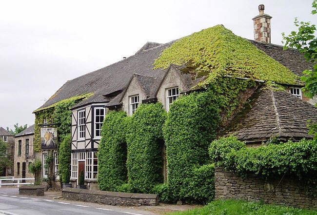 Hunters Hall, Kingscote, Tetbury - in June 2013