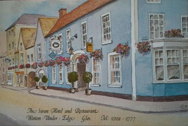 Swan Hotel and Restaurant, Wotton Under Edge Glos Tel : 2329 2777