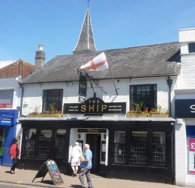 Ship Hotel, 44 High Street, Christchurch - in July 2010