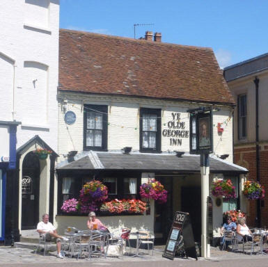 Ye Old George Inn, 2a High Street, Christchurch - in July 2010