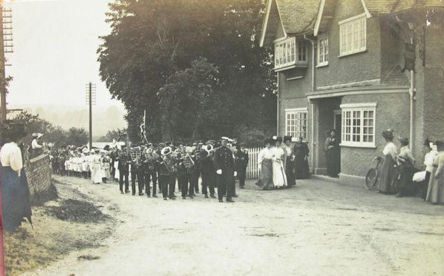 Cricketers Inn, Easton, Winchester, Hampshire - posted in 1905