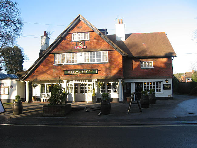 Fox & Pelican, Greyshott - in December 2013