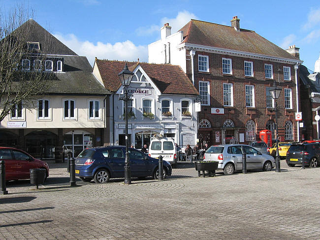 George, 28 The Square, Petersfield - in February 2014