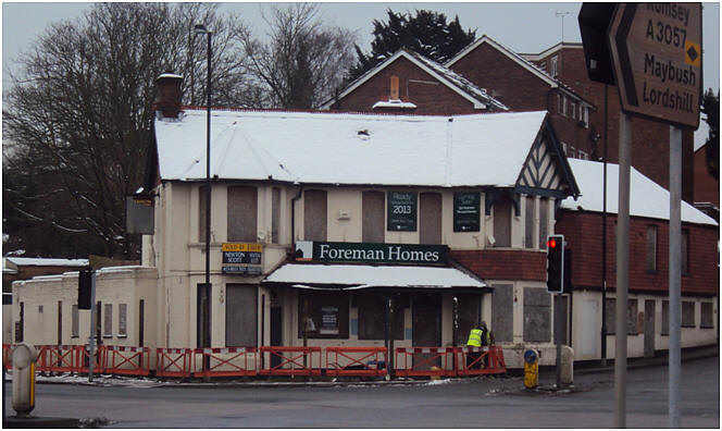 Blacksmiths Arms, 197 Romsey Road, junction Winchester Road, Southampton