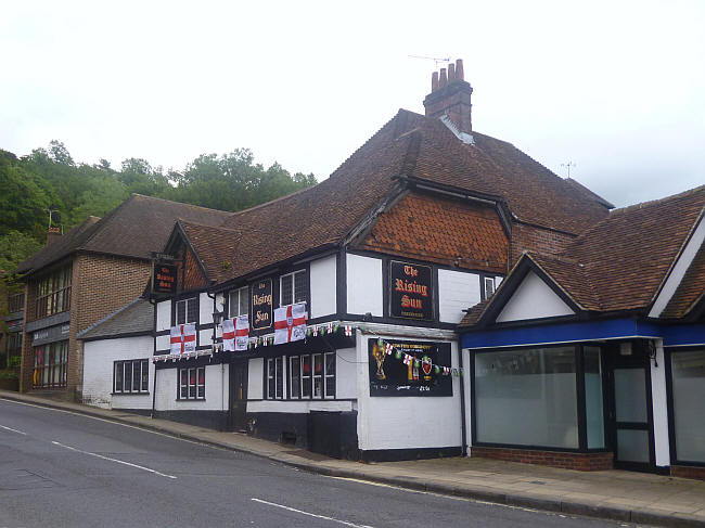 Rising Sun, 14 Bridge Street, Winchester - in June 2014