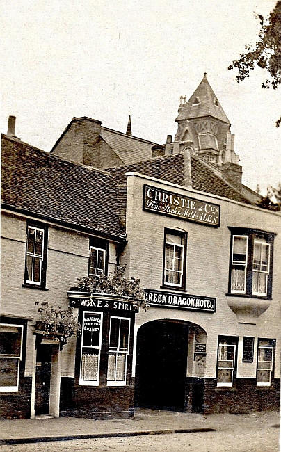 Green Dragon, Church Gate, Cheshunt - circa 1910