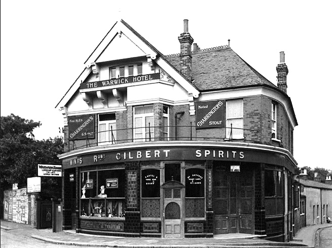 Warwick Hotel, Victoria Road, New Barnet - licensee Robert Gilbert