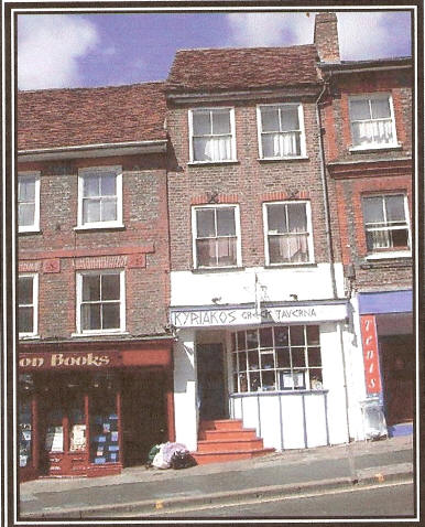 Two Brewers, 30 Holywell Hill, St Albans now a Kebab shop and the maltings is a private dwelling