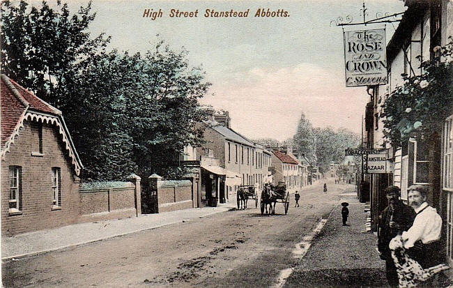 Rose & Crown, Stanstead Abbotts - circa 1912