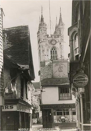 Man of Kent, 9 Middle Row, Ashford - circa 1930