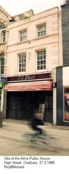 Alma, 157 High Street, Chatham - in 1988