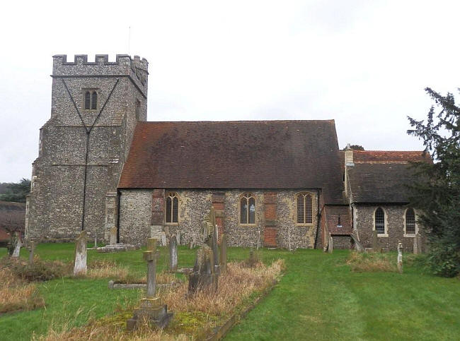 St Peter and St Paul, Farningham - in December 2012