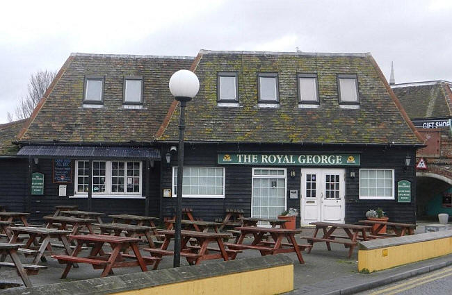 Royal George, 18a Beach Street, Folkestone - in January 2012