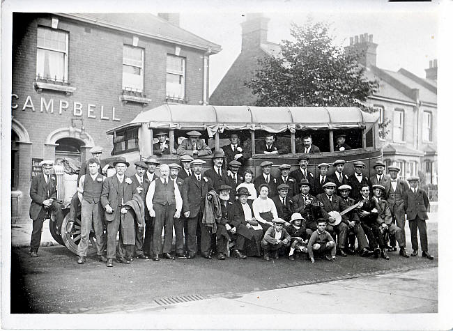 Campbell Arms, Granville Road, Gravesend - in the 1920's