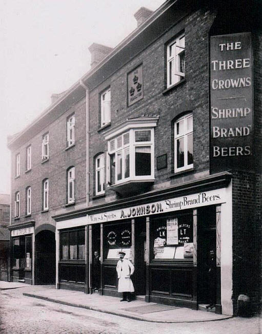 Three Crowns, 82 West Street, Gravesend - licensee A Johnson