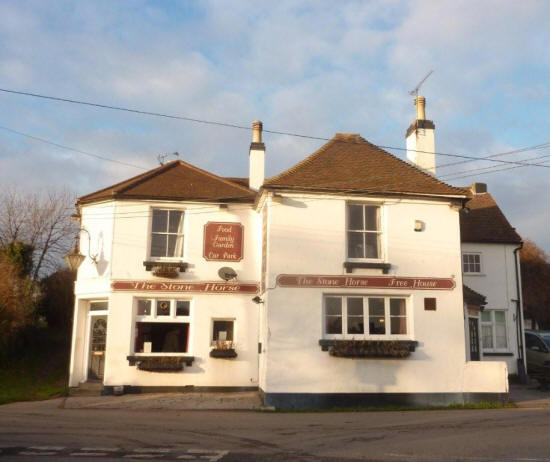 Stone Horse, Dillywood Lane, Higham - in January 2011