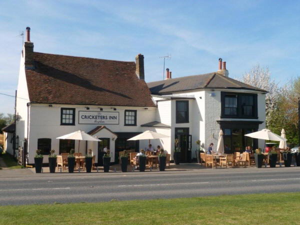 (Eleven) Cricketers, Meopham Green, Meopham, Kent - in April 2011