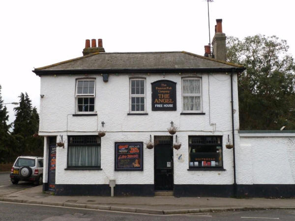 Angel, Station Road / Lower Rainham Road, Rainham - in February 2011