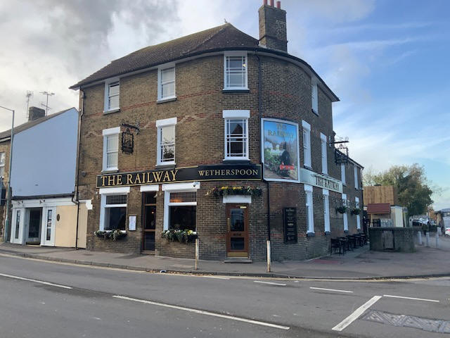 Railway Hotel, 113 Station Road, Rainham - in 2019, now a Wetherspoons