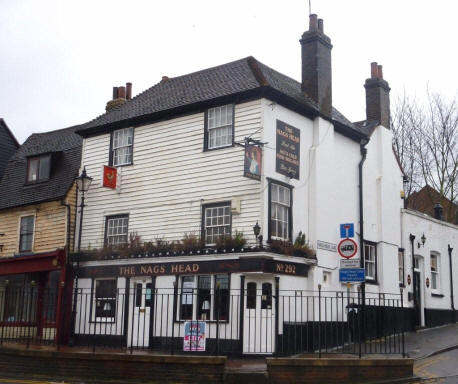 Nag’s Head, 292 High Street, Rochester - in February 2010