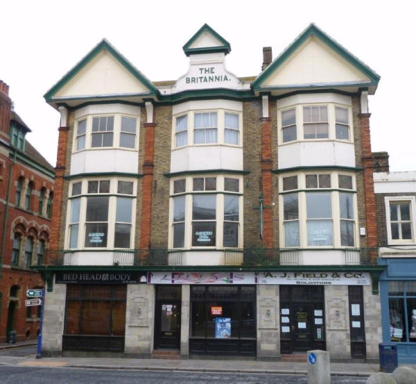 Britannia, 75 High Street, Mile Town, Sheerness - in March 2011