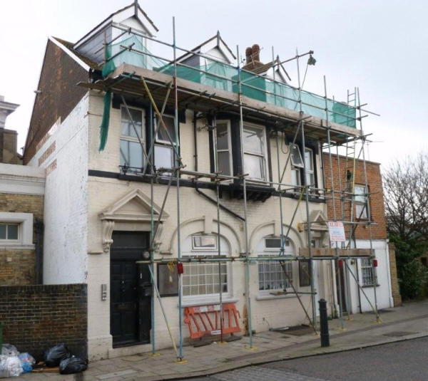 Lord Nelson, 1 & 2 West Street, Blue Town, Sheerness - in March 2011