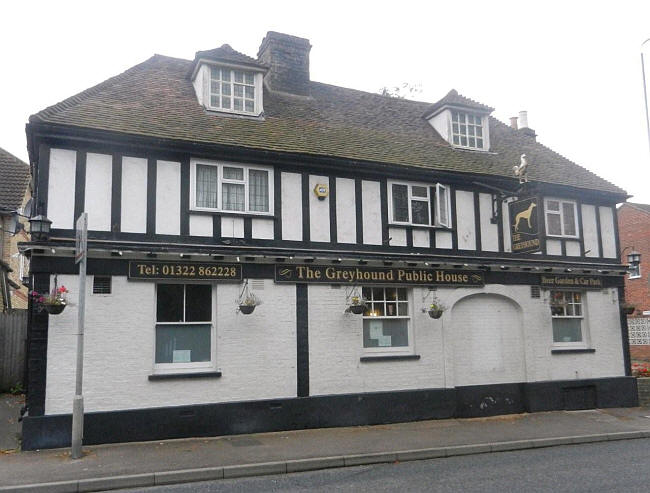 Greyhound, Main Road, Sutton-at-Hone - in August 2011