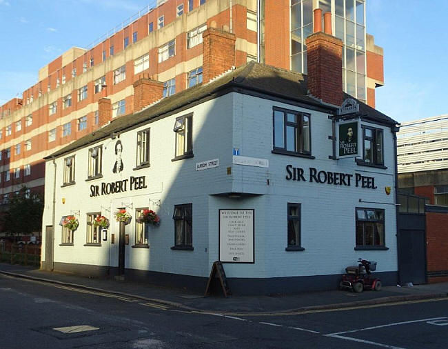 Sir Robert Peel, 50 Jarrom Street, Leicester - in August 2016