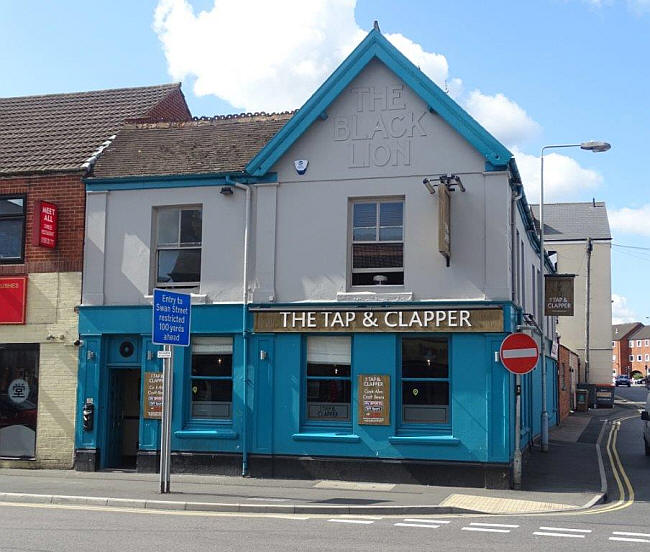 Black Lion, 6 The Rushes, Loughborough, Leicestershire - in August 2016