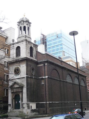 All Hallows, London Wall - in March 2008