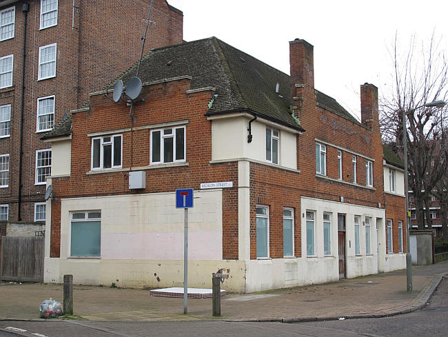 Battersea Arms now closed, 149 Thessaly road & Ascalon street, Battersea SW8 - in 2014
