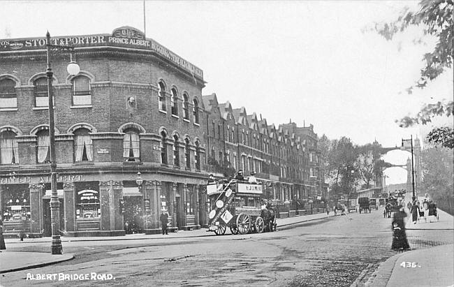 Prince Albert, 85 Albert Bridge road & Parkgate road, Battersea  - circa 1890