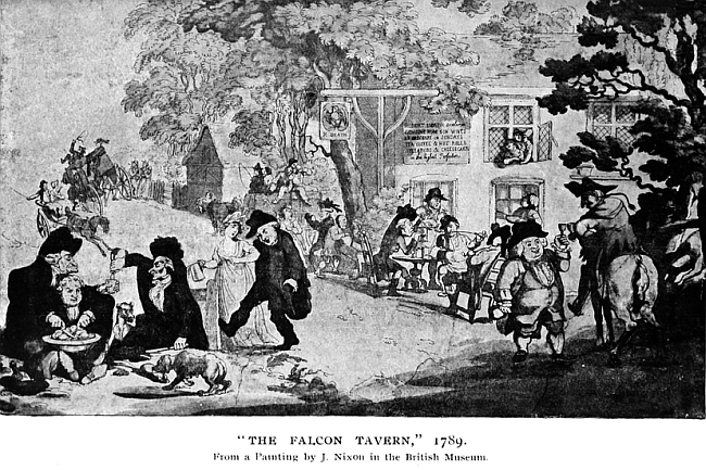The Falcon Tavern, Battersea - in 1789