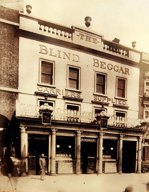 Blind Beggar, Whitechapel Road - licensees Harwood & Noble