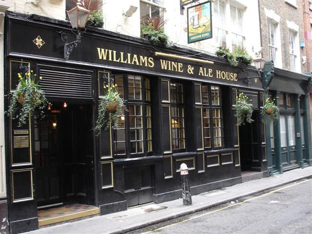 Williams Wine & Ale House, 22 & 24 Artillery Lane