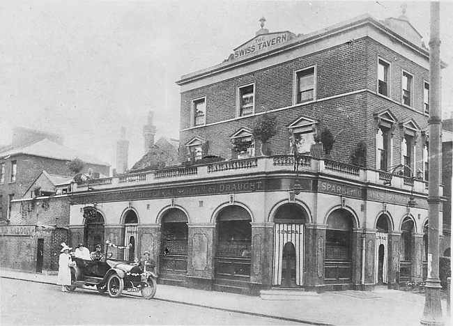 Swiss Tavern, Lausanne road & Belford road, Peckham - circa 1920