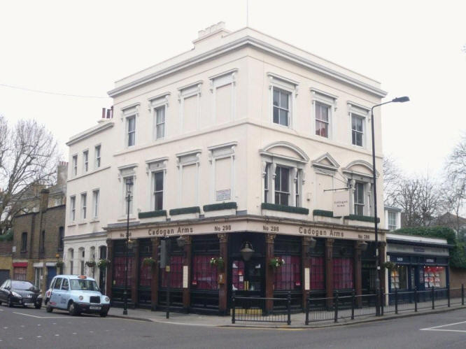 Cadogan Arms, 298 Kings Road, SW3 - in February 2009
