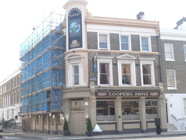 Coopers Arms, 87 Flood Street, SW3 - in March 2009