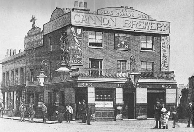The Old Worlds End, 459 Kings Road, Chelsea - Licensee G Oake, circa 1894