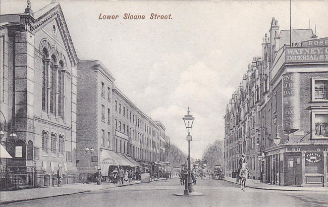 Rose & Crown, Lower Sloane street & Turks row, Chelsea - circa 1905