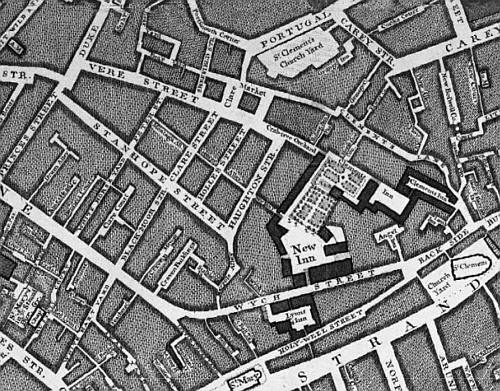 Stanhope street in 1746