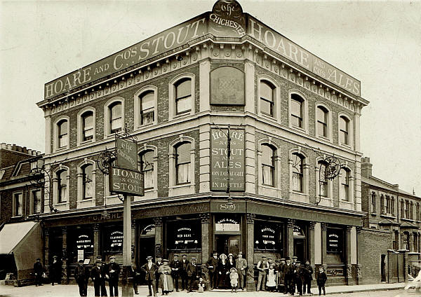 Chichester Arms, 89 Evelyn Street, St Paul, Deptford - Licensee G Ashley