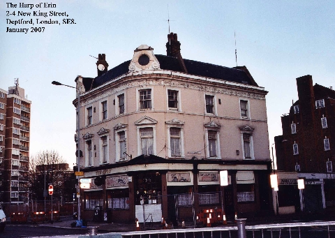 Harp of Erin, 2 - 4 New King Street, Deptford - in January 2007