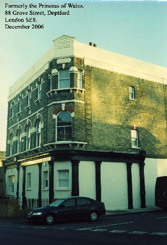 Princess of Wales, 88 Grove Street - in December 2006