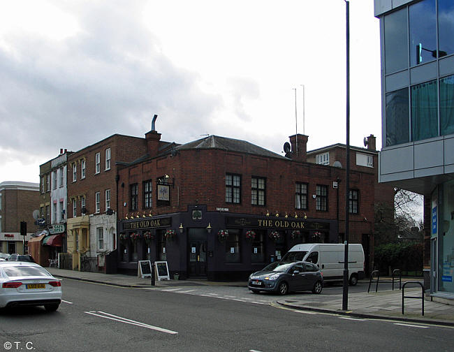 Old Oak, 180 North End Road, Fulham, London W14 - in February 2014