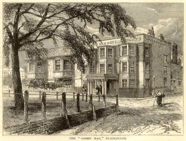 Green Man Hotel, Blackheath - circa 1883