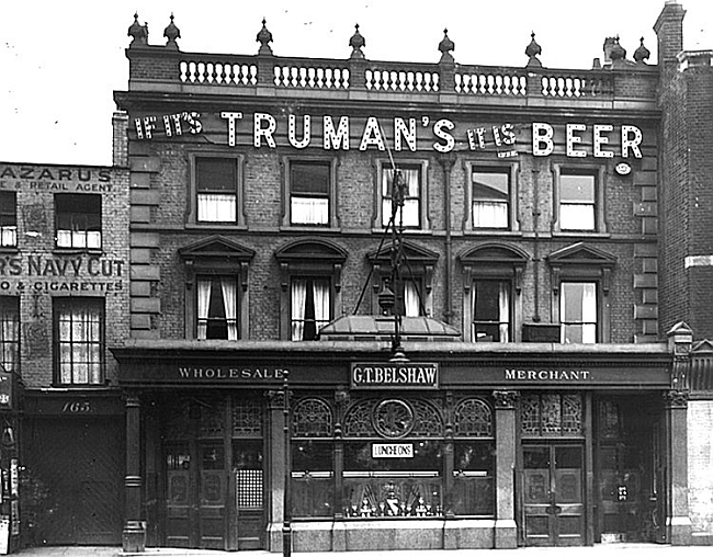 The Dolphin, 165 Mare Street, Hackney - circa 1924 (Landlord G T Belshaw